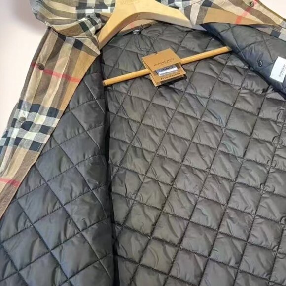 NWT Burberry QUILTED CHECKERED JACKET - Picture 3 of 5